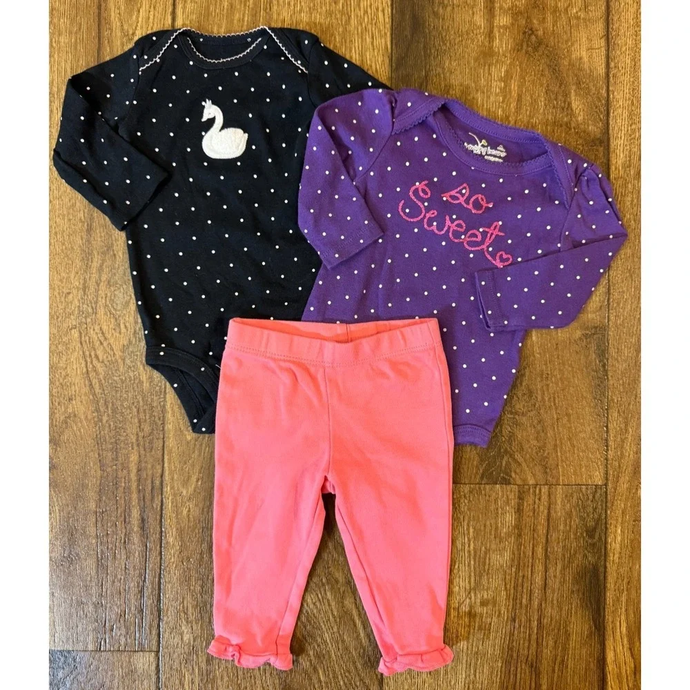 Baby Girl Outfits 6 Months Pants Shirts Bodysuits Mix Match Lot Winter‎ Clothes